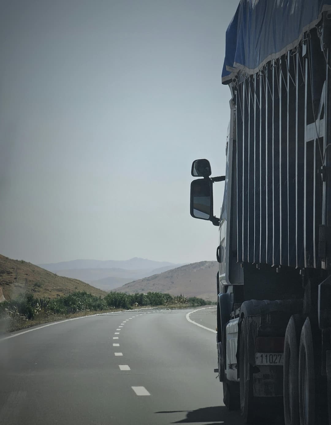 Image of truck on highway